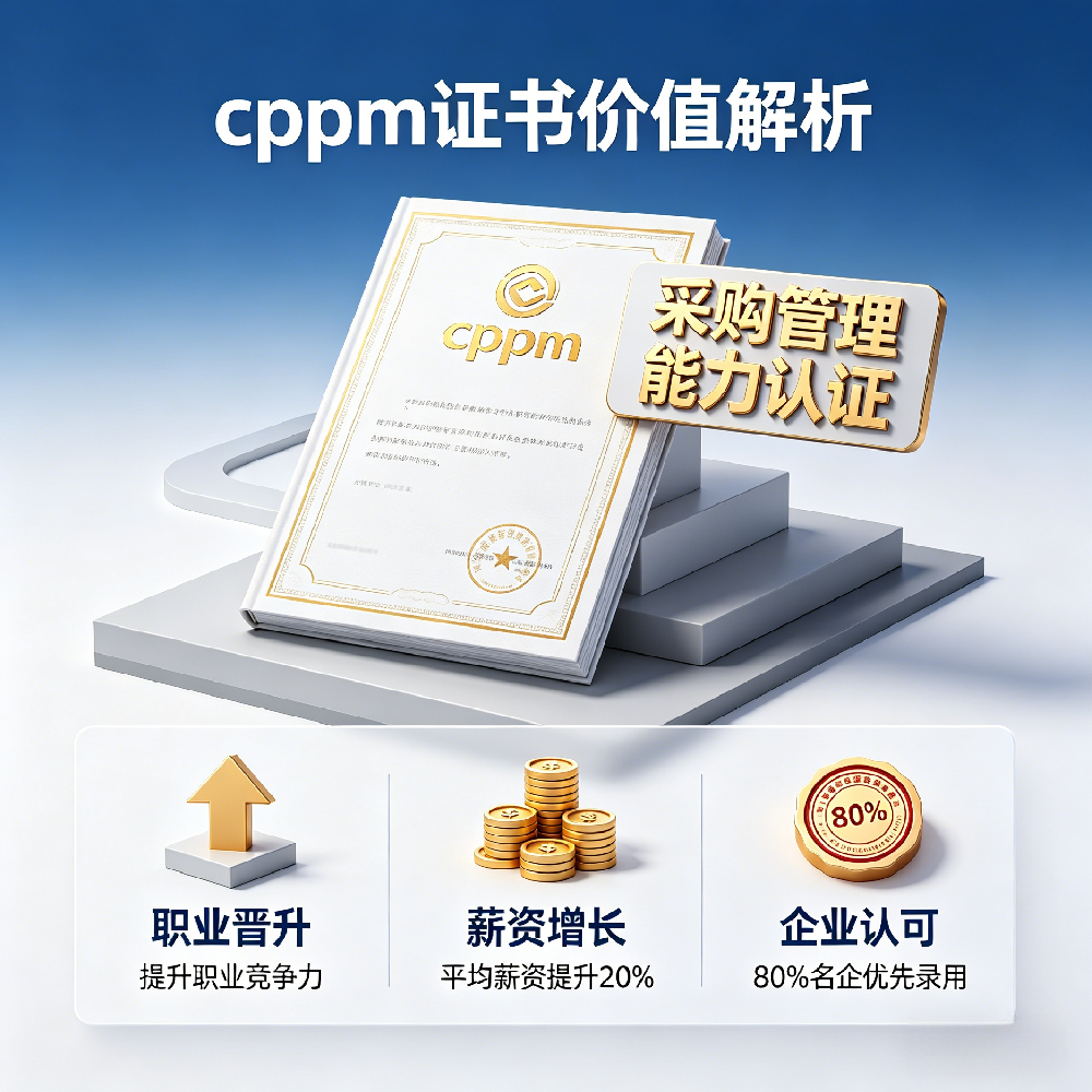嘉华培训北京总部｜2026年CPPM注册职业采购经理认证最新资讯
